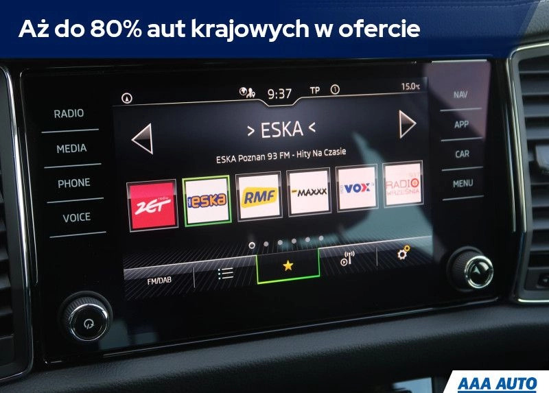 Skoda Kodiaq cena 145000 przebieg: 16622, rok produkcji 2022 z Gryfów Śląski małe 137